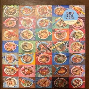 Galison Noodle Bowl Puzzle - 500 Piece Jigsaw